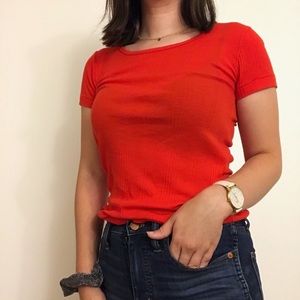 Madewell Slim Ribbed Tee